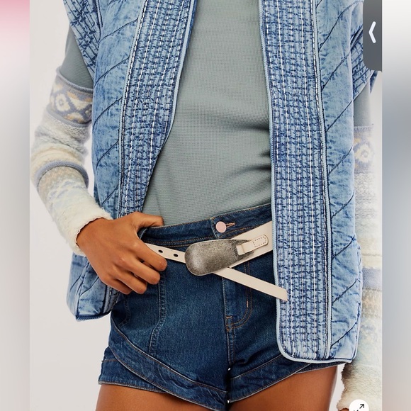 Free People Accessories - FREE PEOPLE Oyster Bay Hip Belt - Yellow